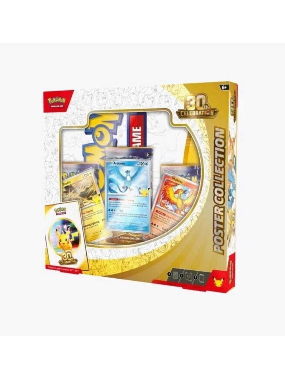 Pokémon TCG: 30th Anniversary Celebration Poster Collection Box New Celebration